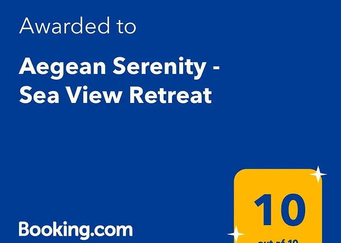 度假居 Aegean Serenity - Sea View Retreat 阿彻奇洛斯
